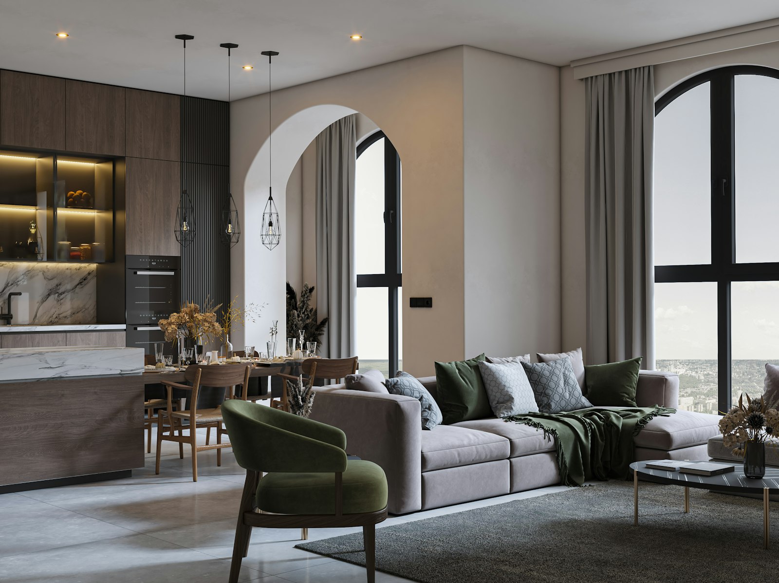 Warm living room inside a Melbourne home